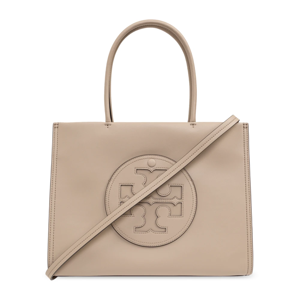 TORY BURCH `Ella Bio Small` Shopper Tas Beige Dames