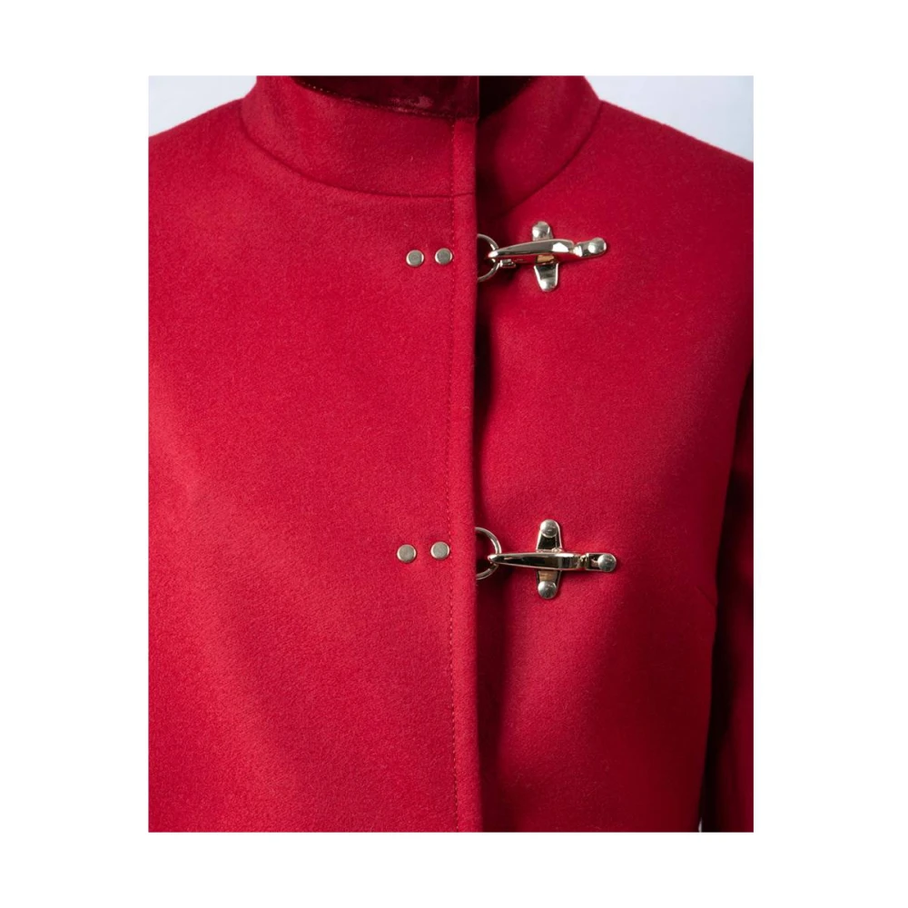 Fay Elegante Virginia Jas met 3 Haken Red Dames