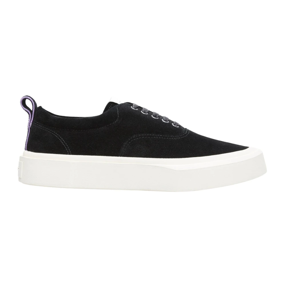 Eytys Men's Black Sneakers, 4 Uk, Mother Ii Suede Trainers