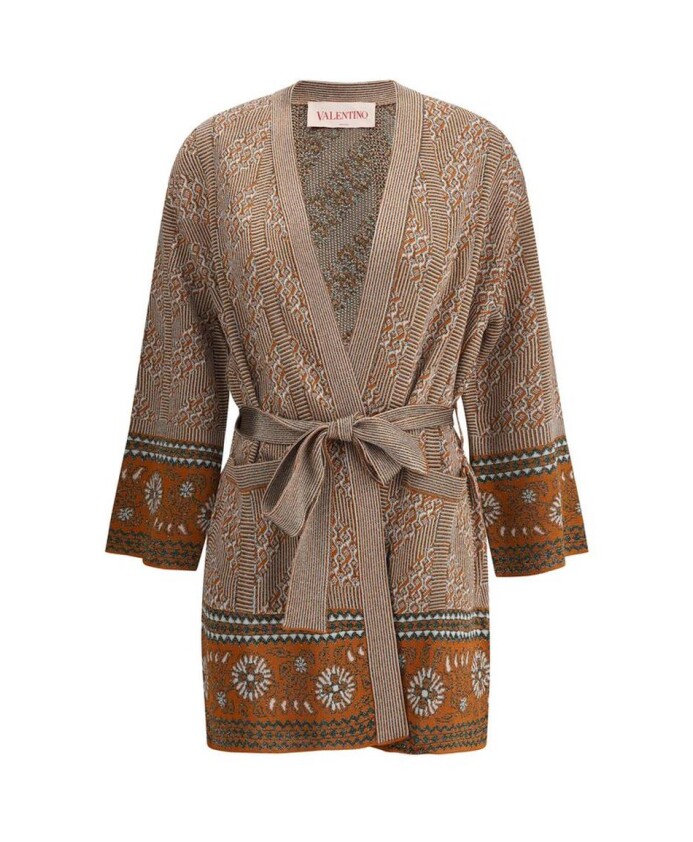 geometric-lurex-jacquard-knit-cardigan