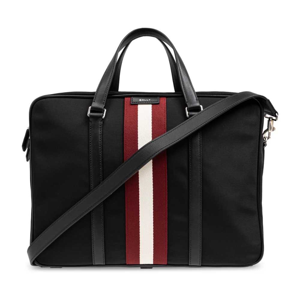 Bally Portfölj med logotyp Black, Herr