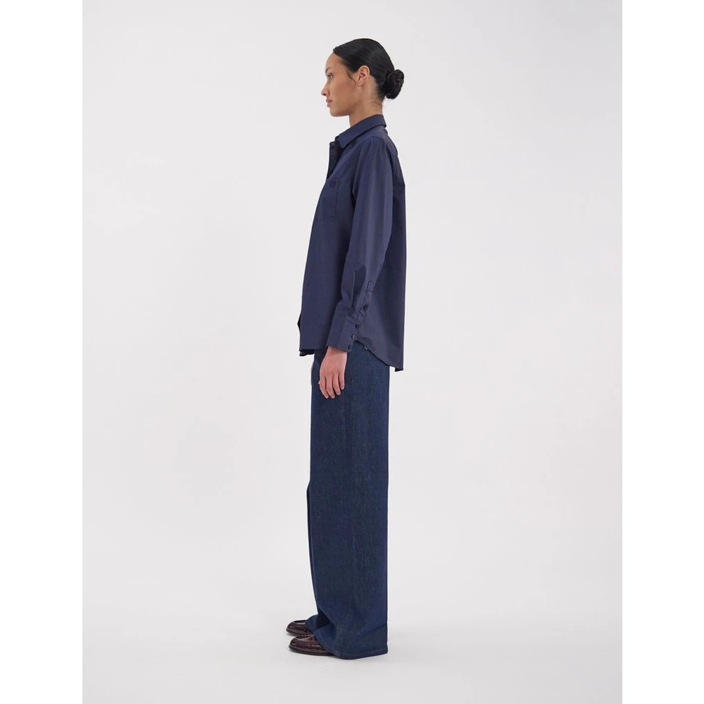 Ines De La Fressange Paris Maureen Shirt Blue Dames