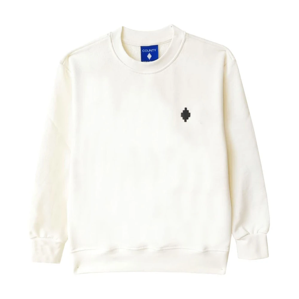 Marcelo Burlon Boys White Crewneck Sweatshirt - Kids Sweatshirts - 10 Y - Kids