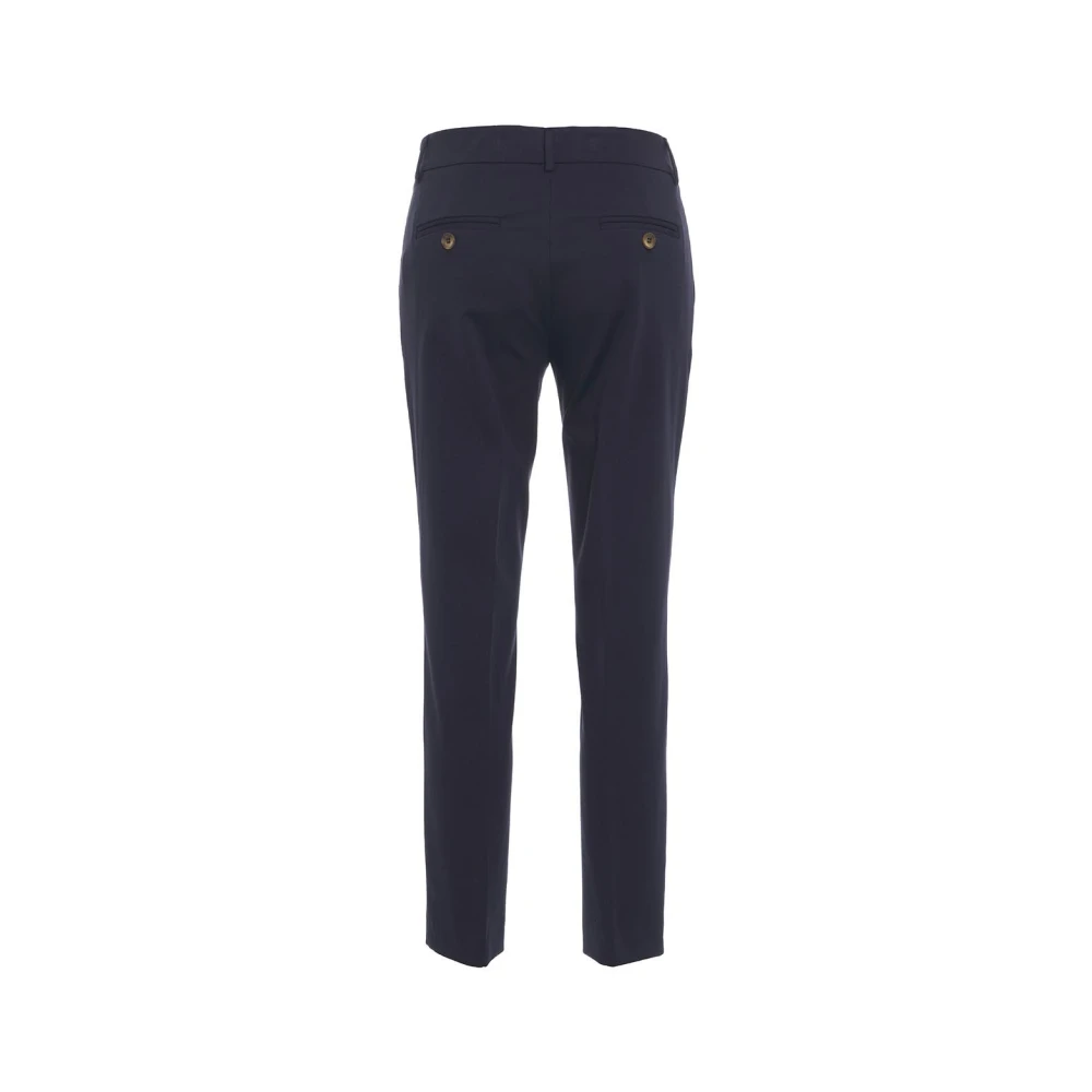 Gender Italiaanse Cropped Chino Blue Dames