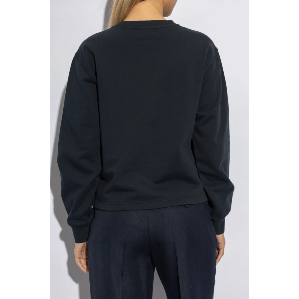 Woolrich Sweatshirt met geborduurd logo Blue Dames