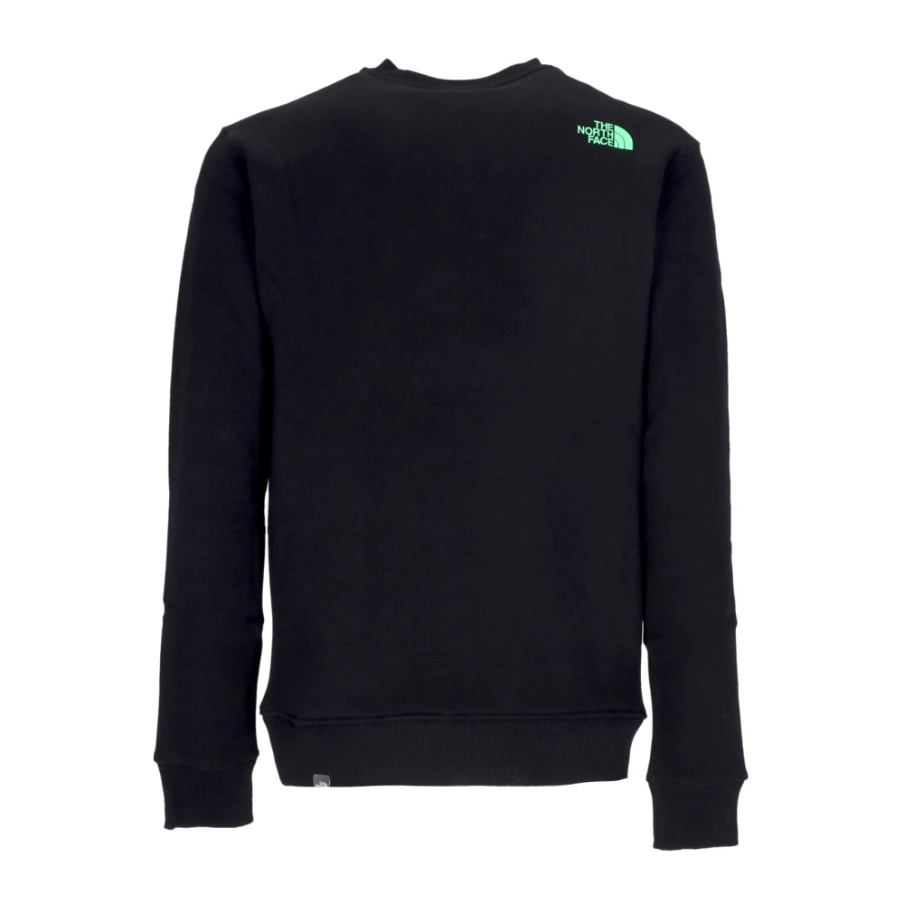 The North Face Zwarte Crew Neck Sweatshirt Coördinaten Black Heren