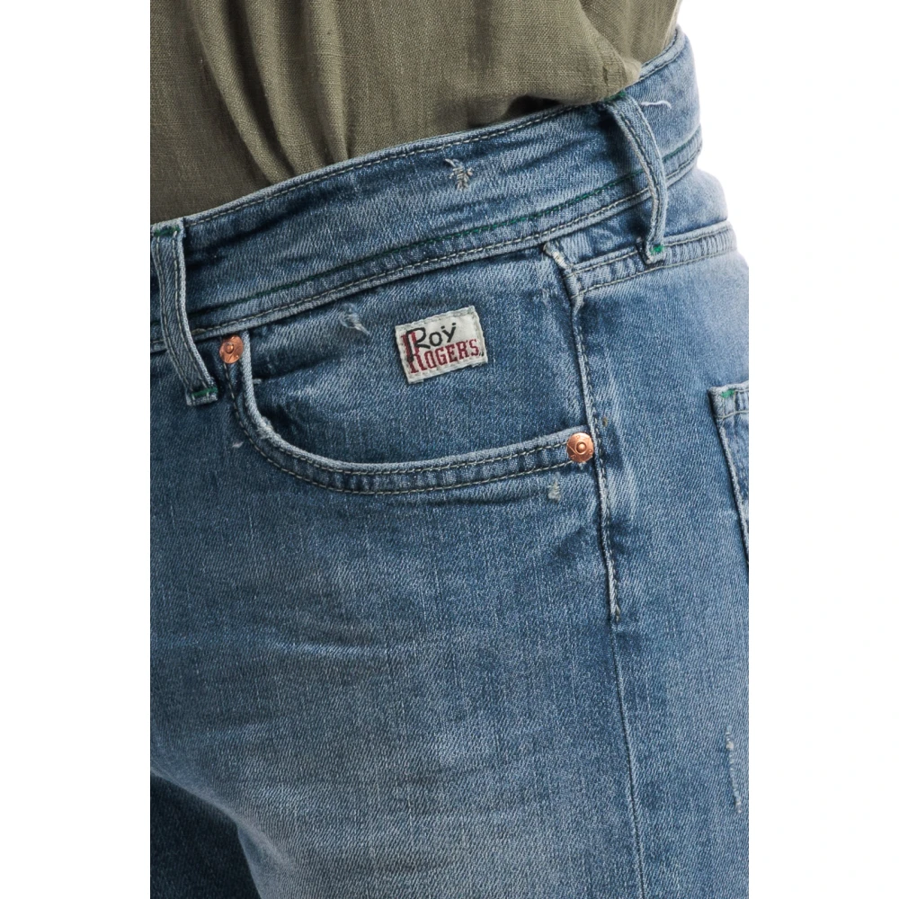 Roy Roger's Denim Stretch Star Jeans Blue Heren