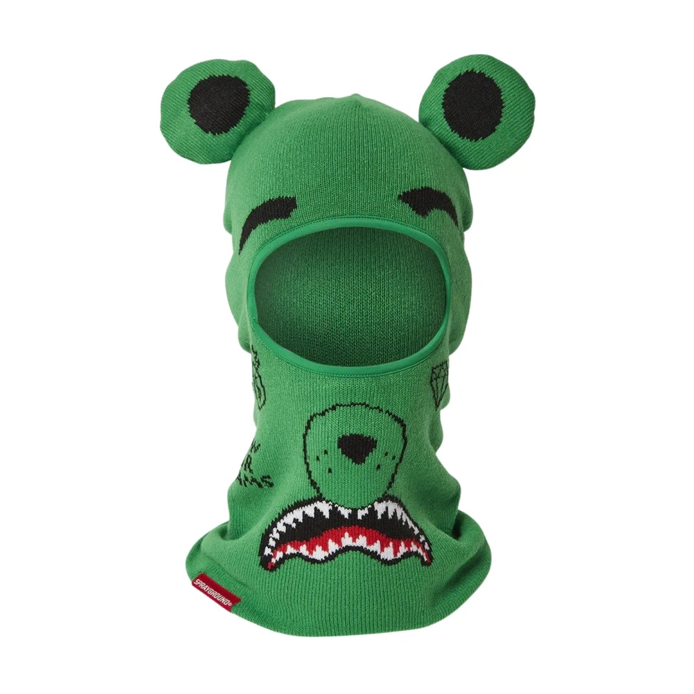Sprayground Unisex Green Ski Mask - Accessories - One Size - Accessories