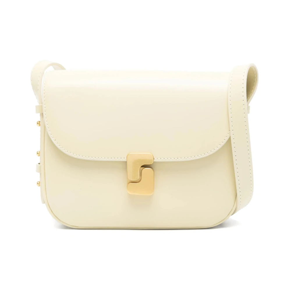 Soeur Gele Schoudertas met Push-Lock Yellow Dames