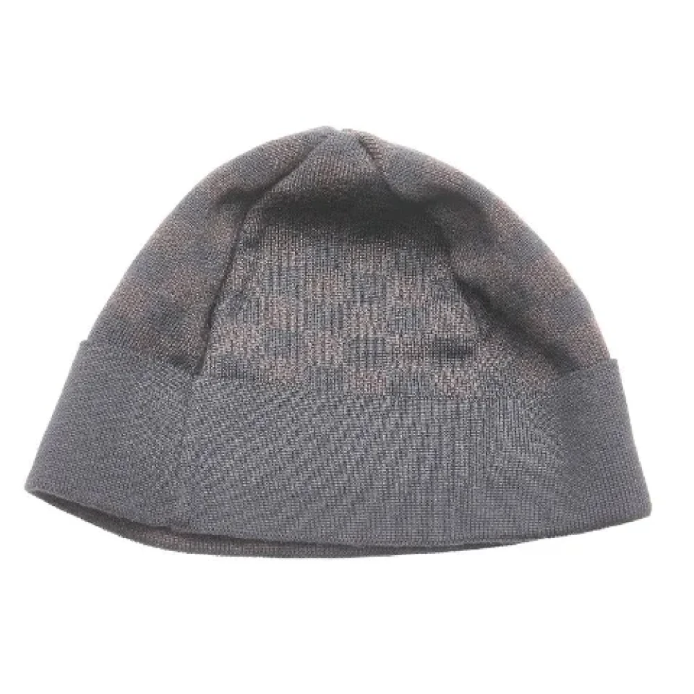 Louis Vuitton Vintage Pre-owned Wool hats Gray Dames