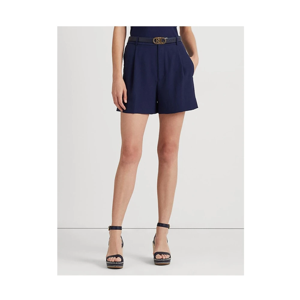 Ralph Lauren Korte Zomer Shorts Blue Dames
