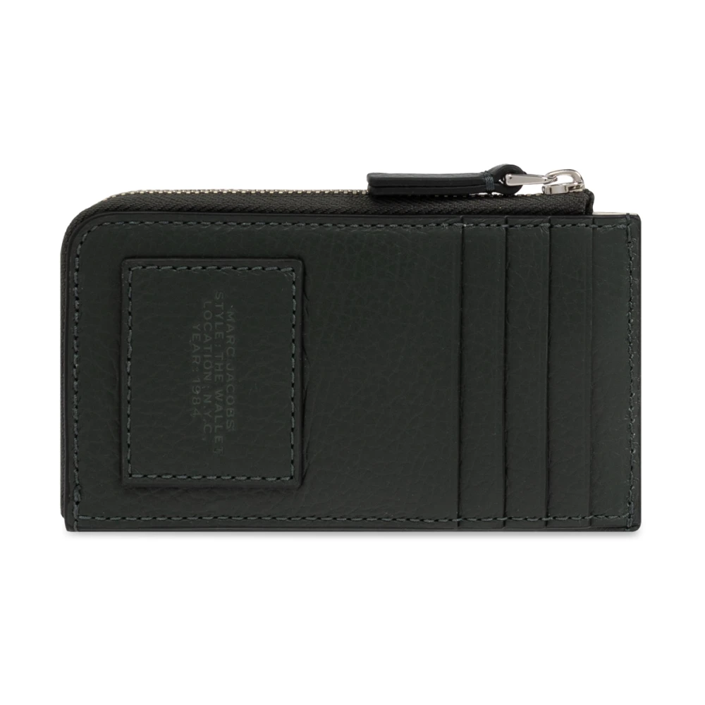 Marc Jacobs Leren Portemonnee Green Dames
