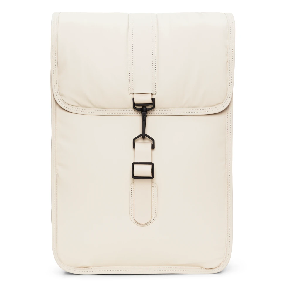 Rains Unisex Beige Mini Puffed Backpack - Backpacks - One Size - Bags