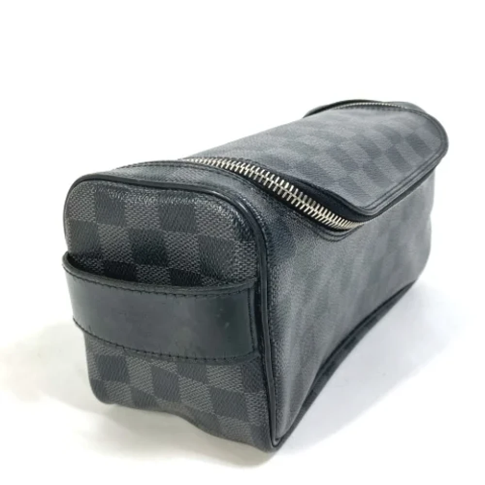 Louis Vuitton Vintage Pre-owned Fabric pouches Black Dames