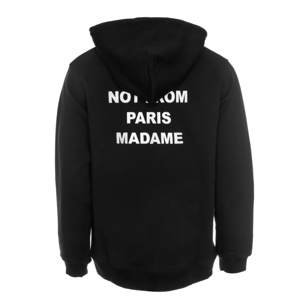 Drole de Monsieur Statement Print Hoodie Black Heren