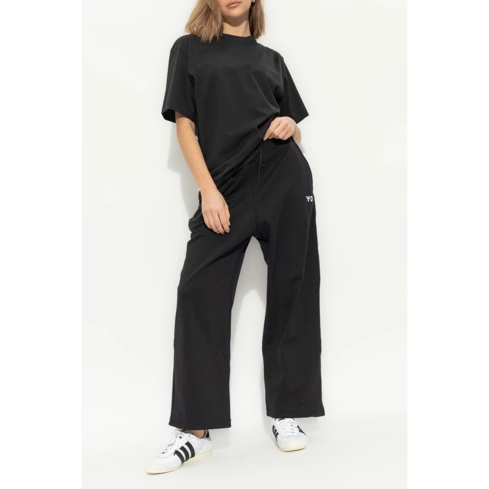 Y-3 Sweatpants met logo Black Dames