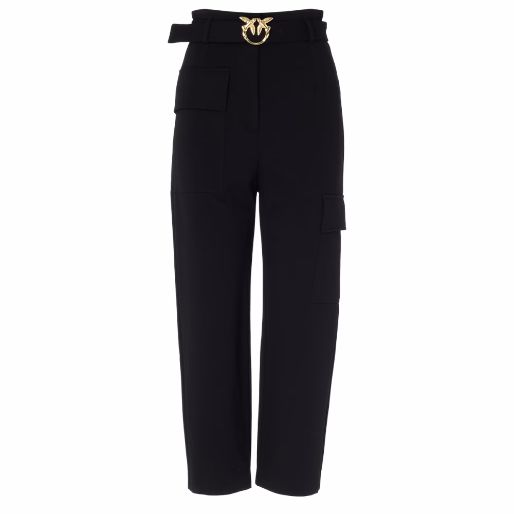 Hoch taillierte Cargo Hose