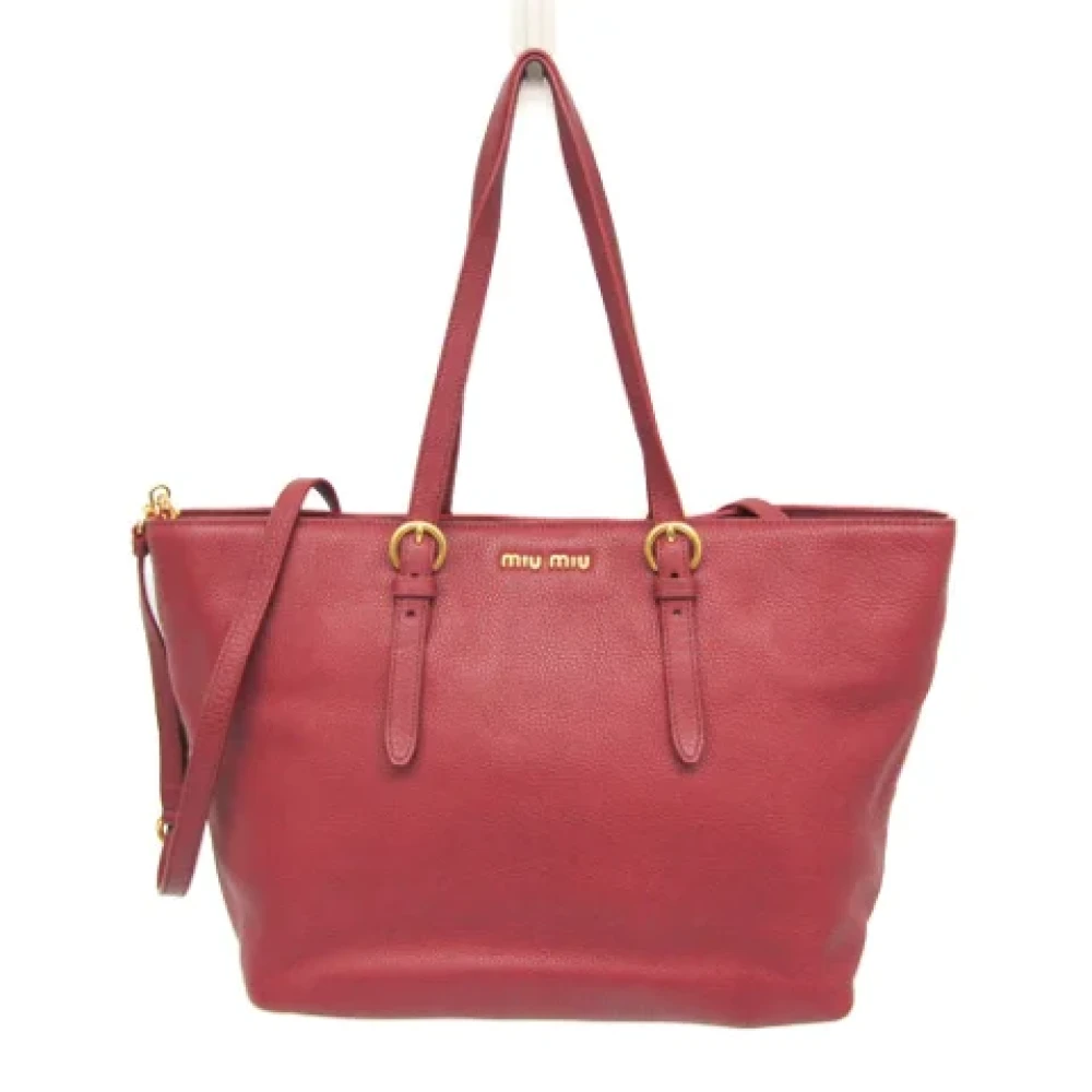 Pre-owned > Pre-owned Bags > Pre-owned Tote Bags - - Miu Miu Pre-owned - Modalova