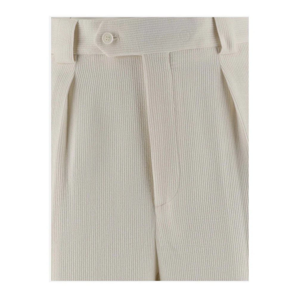 Giorgio Armani Trousers White Heren
