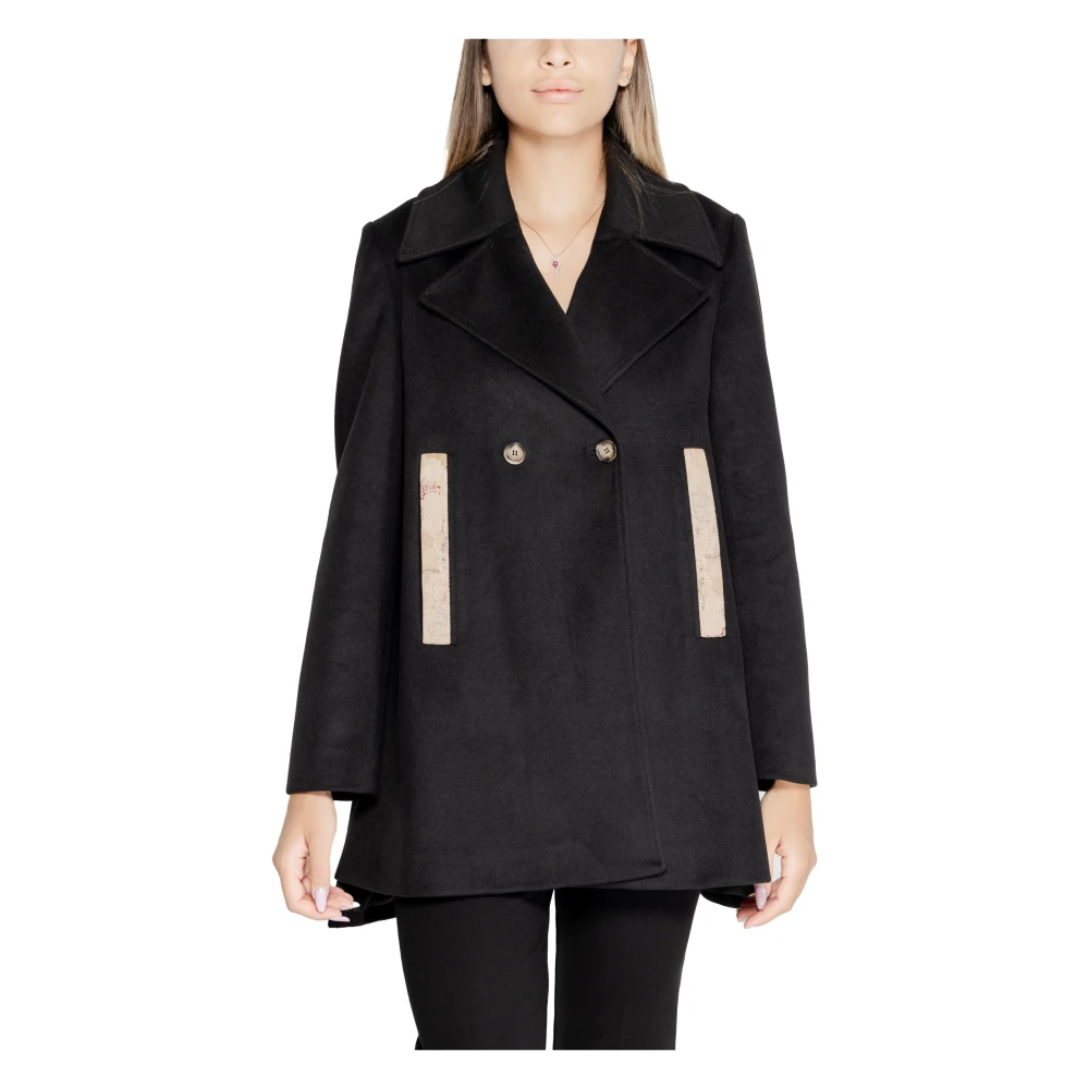 Alviero Martini 1a Classe Zwarte Knoopjas Vrouwen Herfst Winter Black Dames