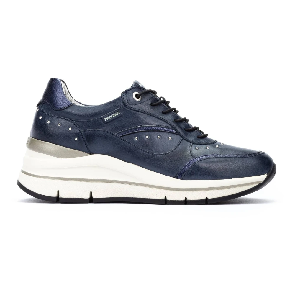 Pikolinos Blauwe Damessneaker Girona Stijl Dames Schoenen