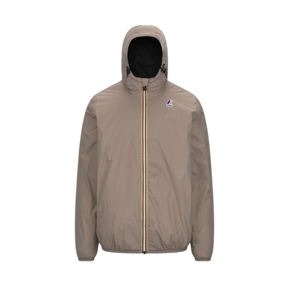 K-Way Homme Beige Vestes, Taille: L Le Vrai 4.0 Claude Warm Jacket