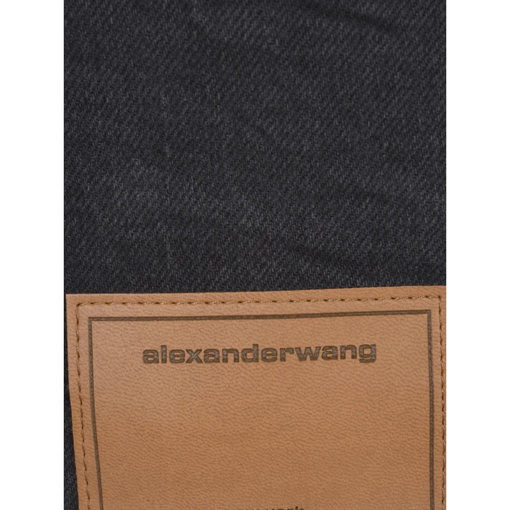 alexander wang Denim Halter Top Gray Dames