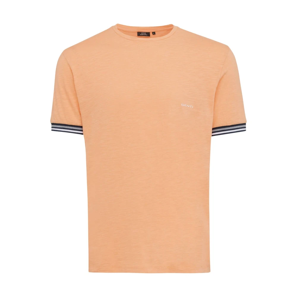 Genti Korte mouw T-shirt J9037-1222 Orange Heren