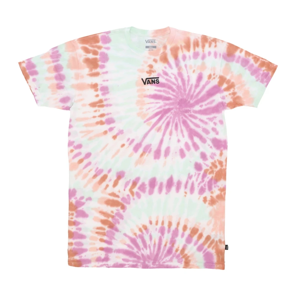 Vans Witte Tie-Dye Tee Jurk Multicolor Dames