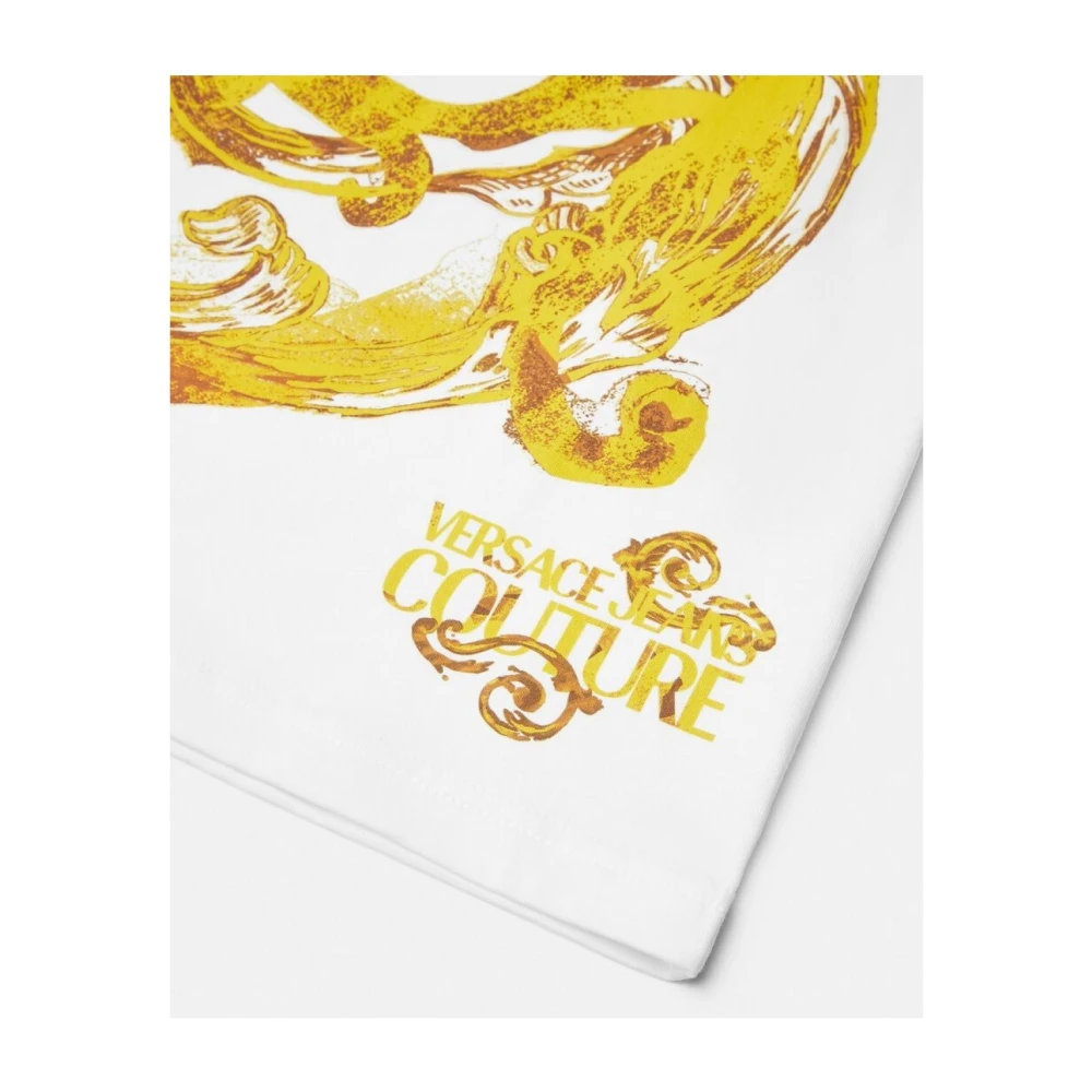 Versace Jeans Couture Katoenen T-shirt White Heren
