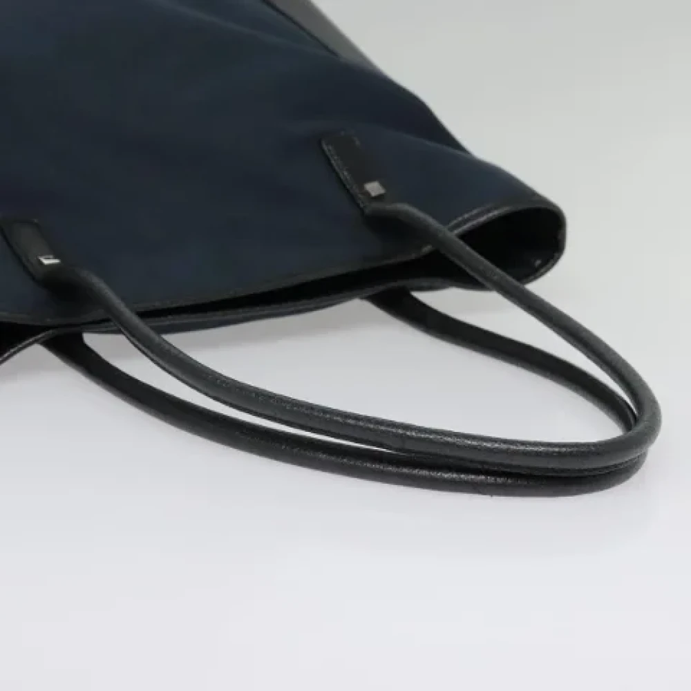 Salvatore Ferragamo Pre-owned Canvas shoulder-bags Blue Dames