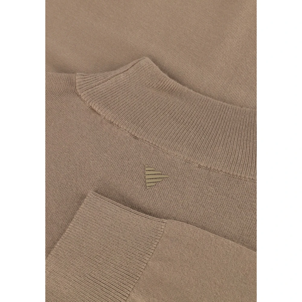Pure Path Mockneck Sweater voor Heren Beige Heren