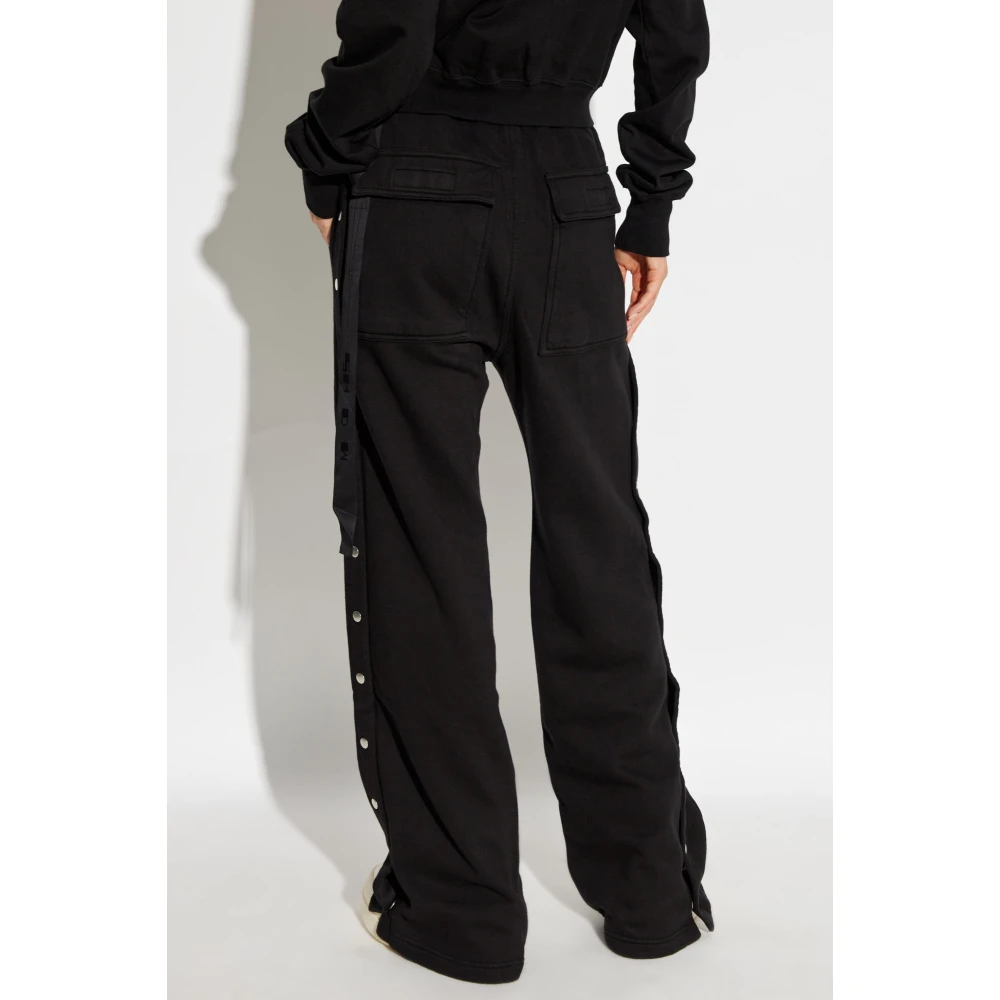 Rick Owens Sweatpants Pusher Black Dames