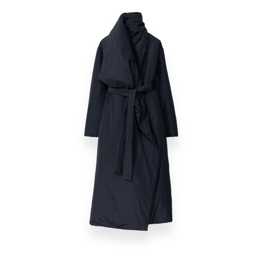 Fabiana Filippi Elegante Wollen Jas voor Vrouwen Blue Dames