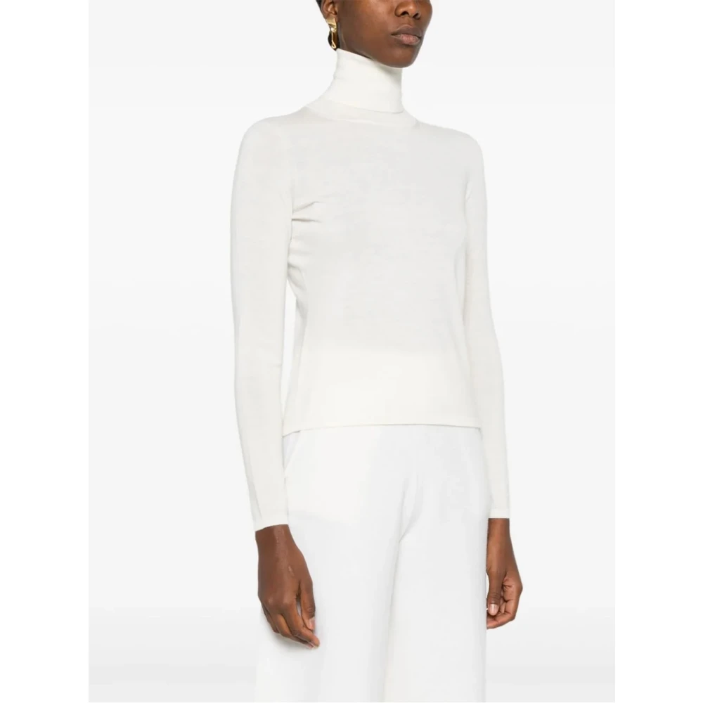 Max Mara Luxe Kasjmier Gebreide Kleding voor Vrouwen White Dames