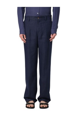 pantalon-en-lin-bleu-marine-coupe-decontractee