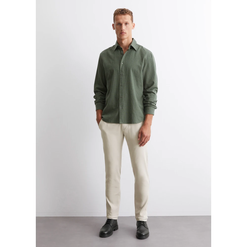Marc O'Polo Vichy shirt regular Blue Heren