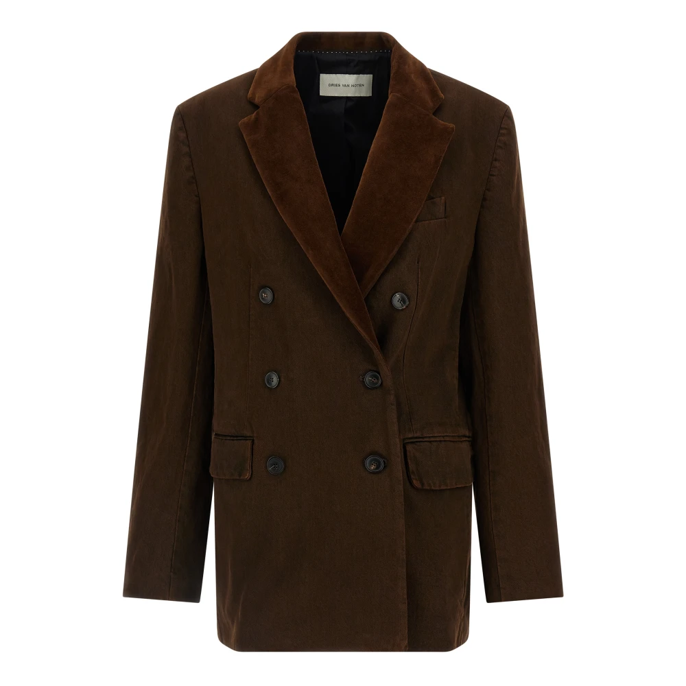 Dries Van Noten Brown Blazers, Female, S, Befya Blazer
