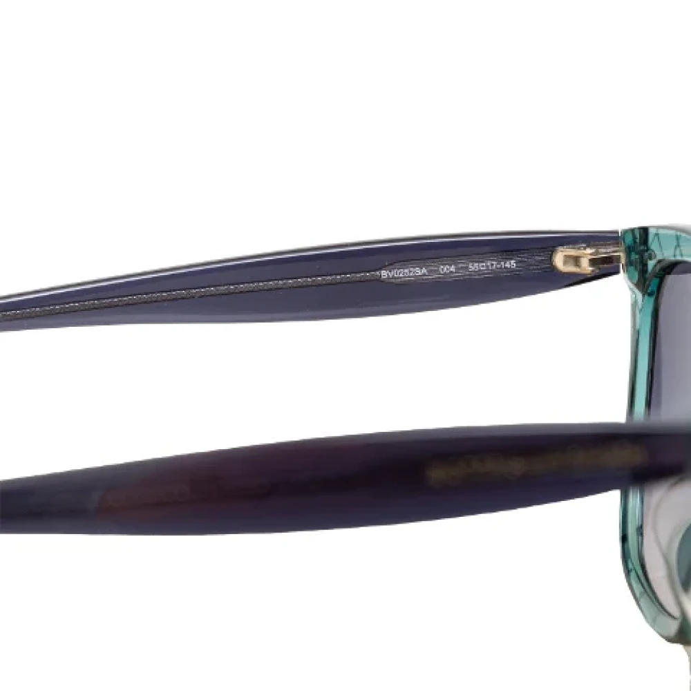 Bottega Veneta Vintage Pre-owned Acetate sunglasses Green Dames