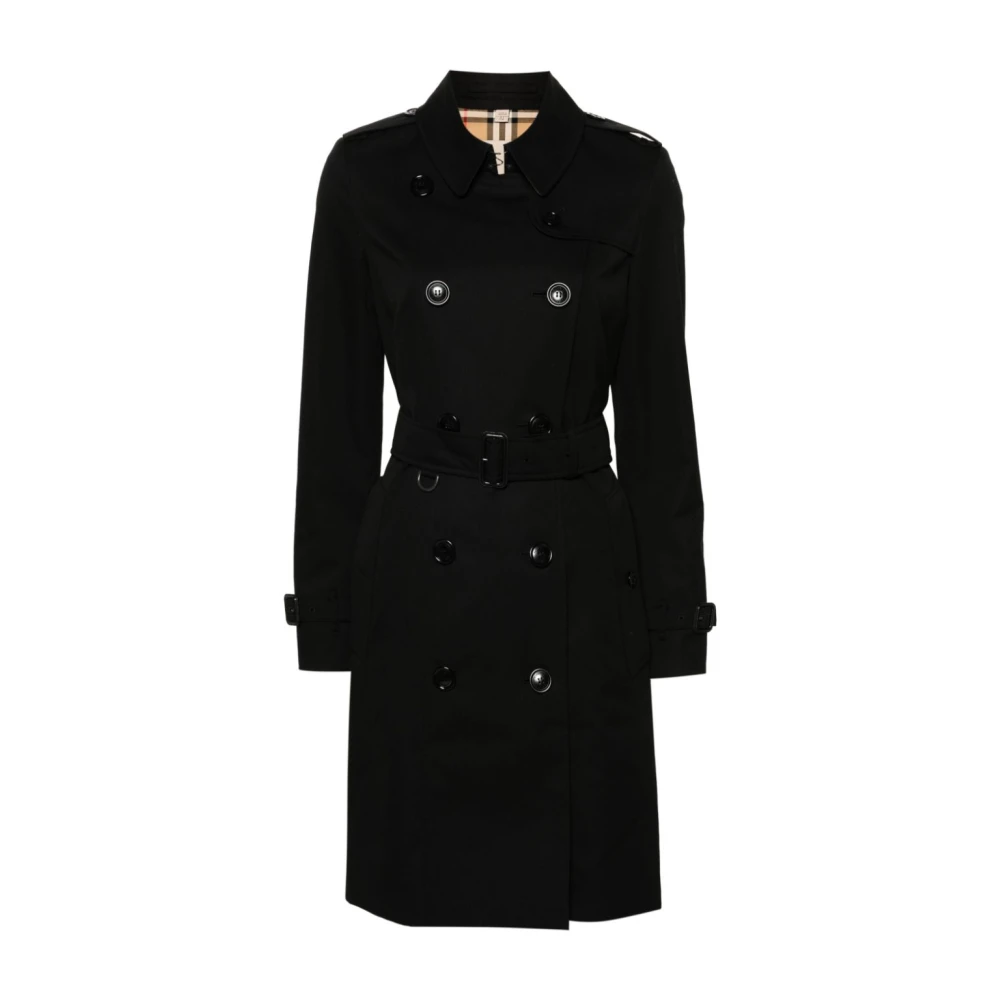 Burberry Women's Black Chelsea Cotton Trench Coat - Trench Coats - 3XS - Coats
