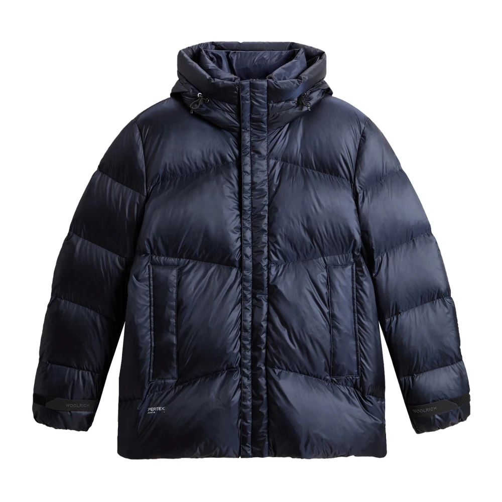 Woolrich Pertex Quantum Gewatteerde Eendendonsjas Blue Heren