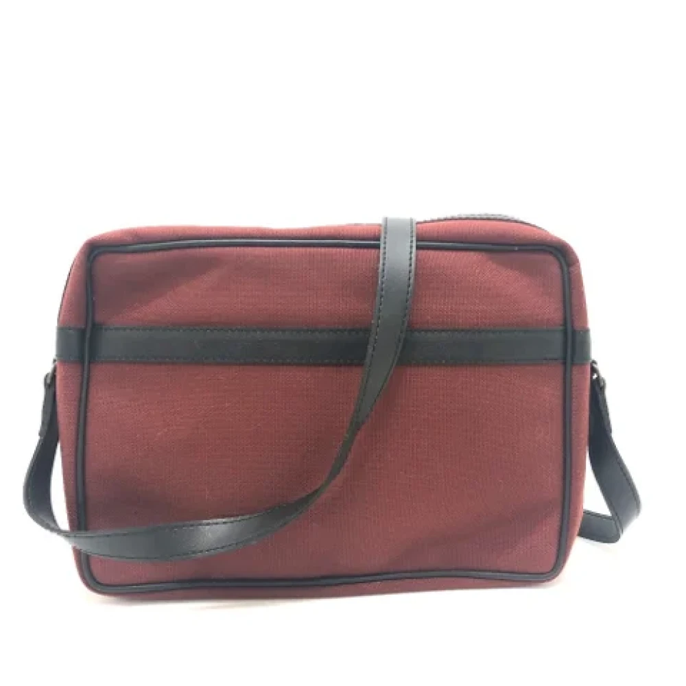 Yves Saint Laurent Vintage Pre-owned Fabric shoulder-bags Red Dames