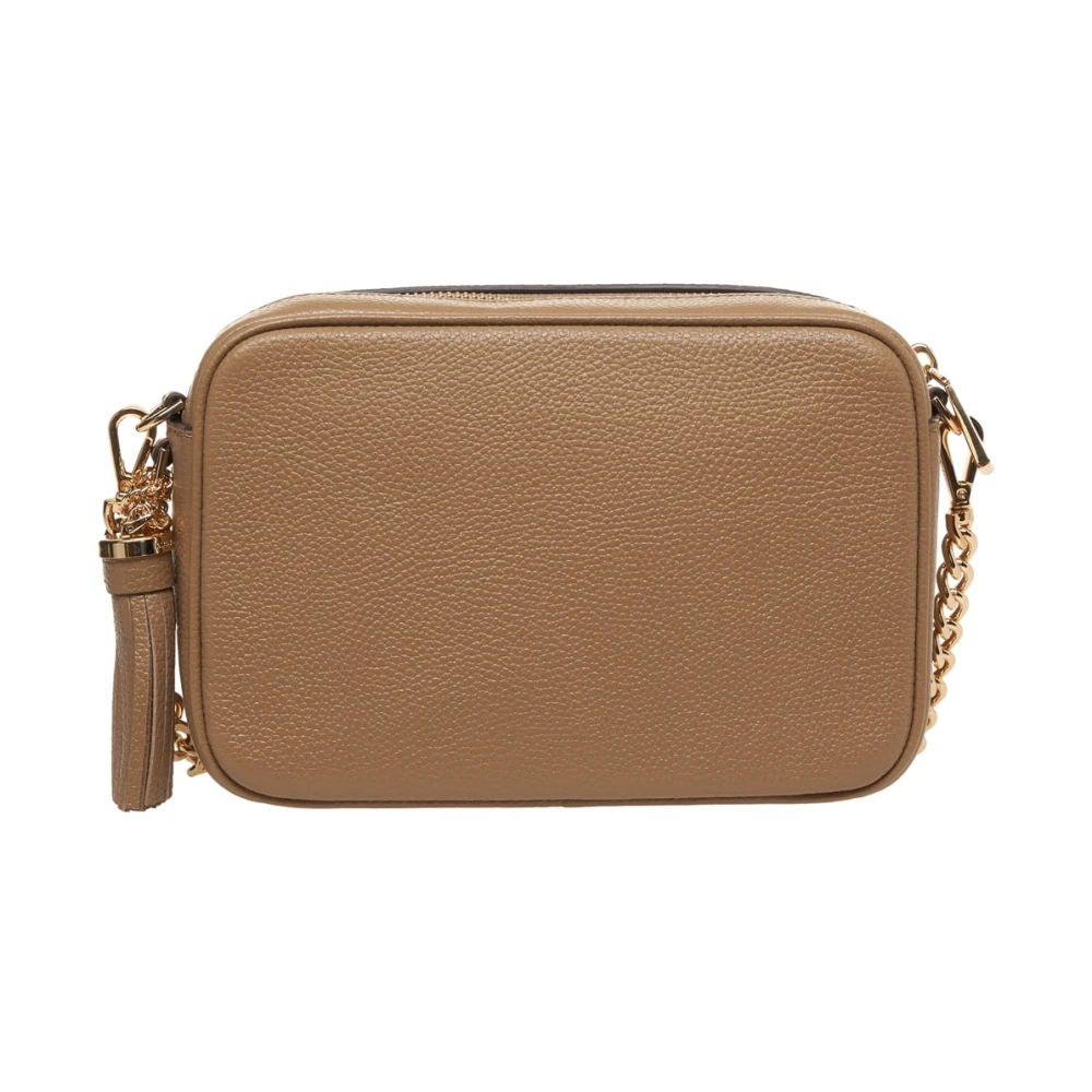 Michael Kors Beige Leren Schoudertas Ginny Beige Dames