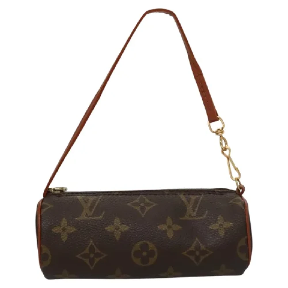 Louis Vuitton Vintage Pre-owned Canvas clutches Brown Dames