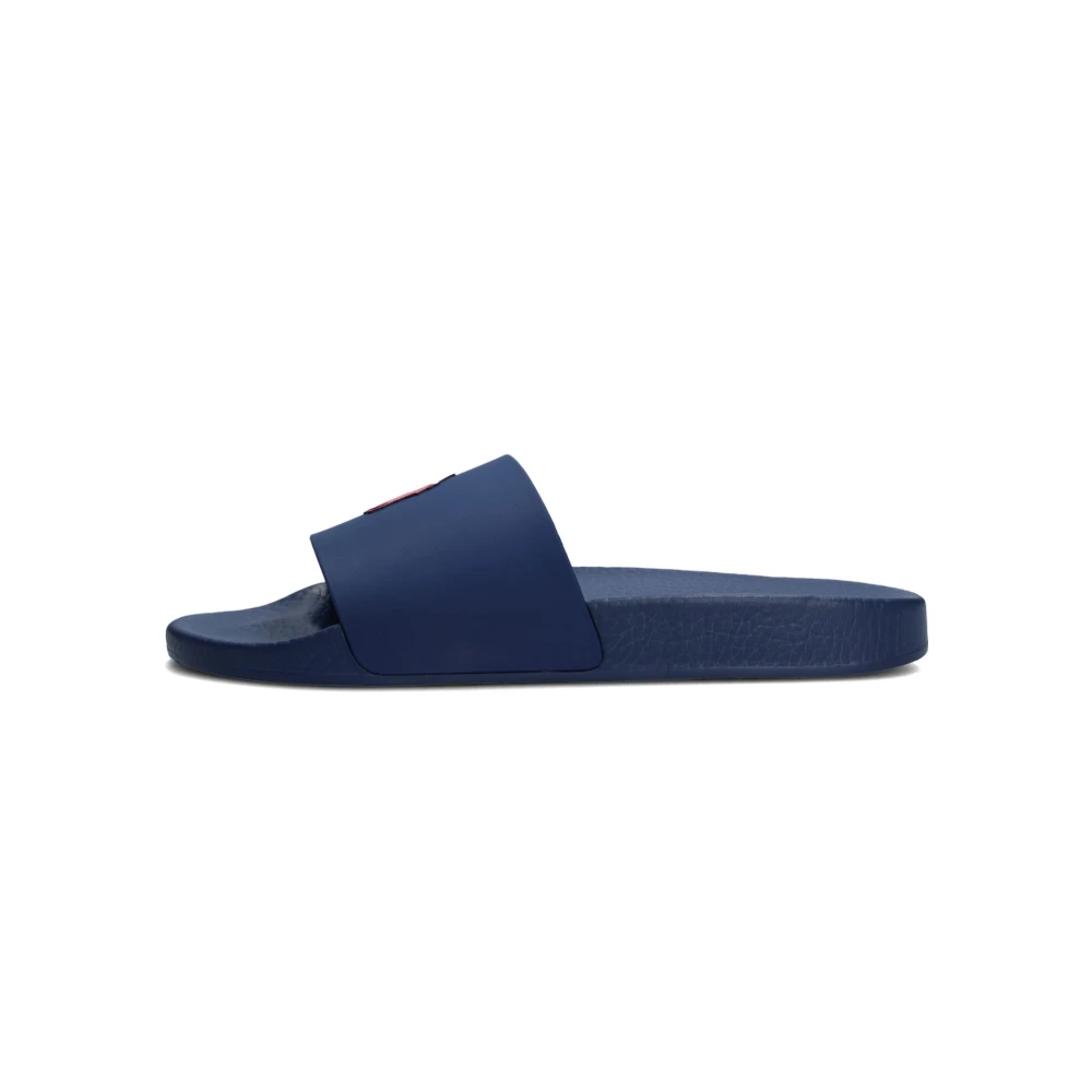 Ralph Lauren Men's Blue Sliders, 4 Uk, Slide Sandals For