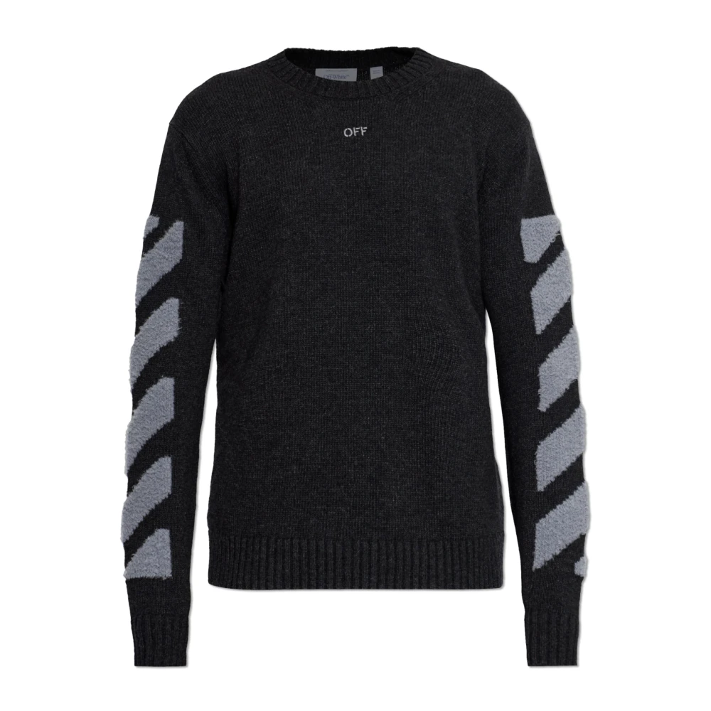 Off White Uomo Nero Maglie, Xl, New,