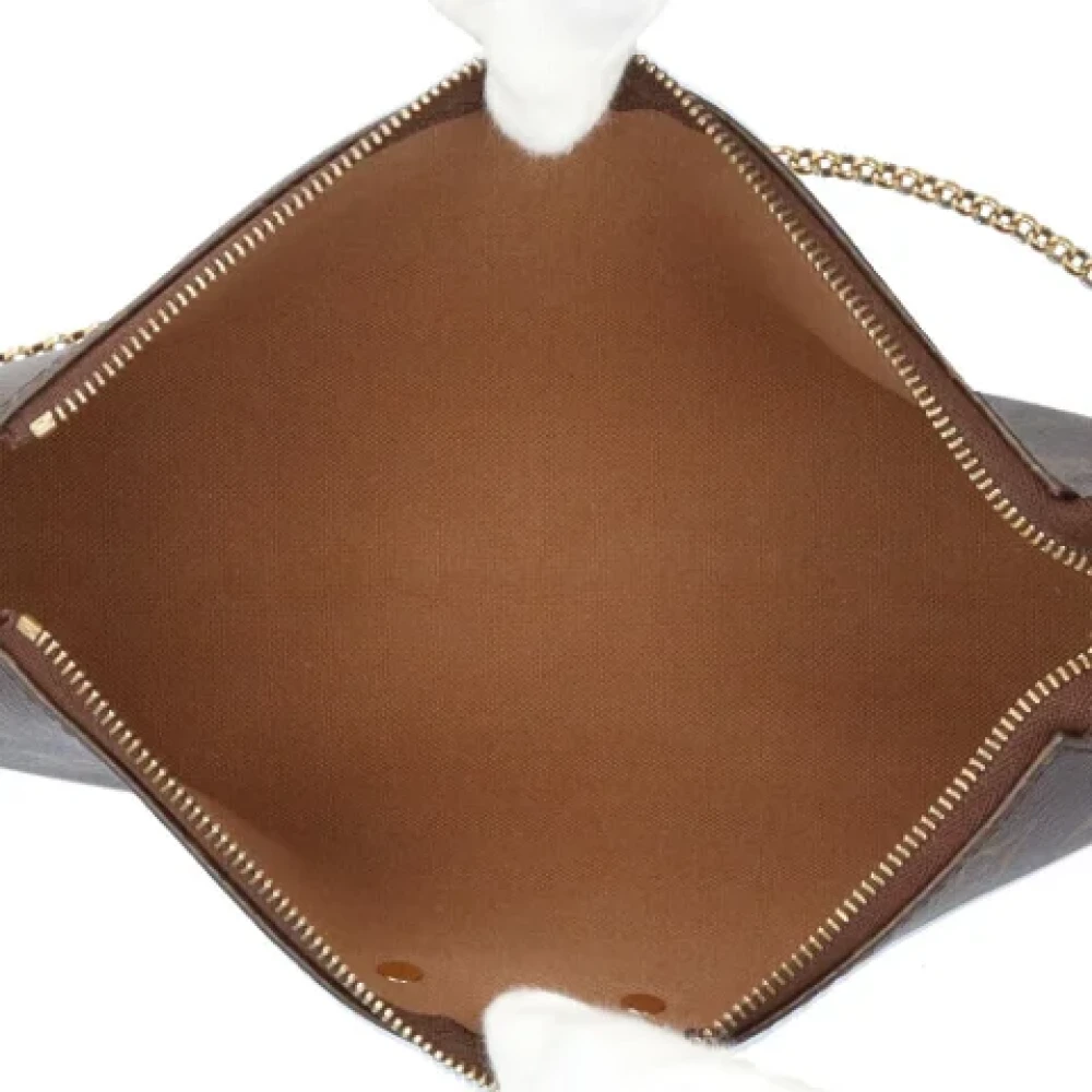 Louis Vuitton Vintage Pre-owned Canvas shoulder-bags Brown Dames