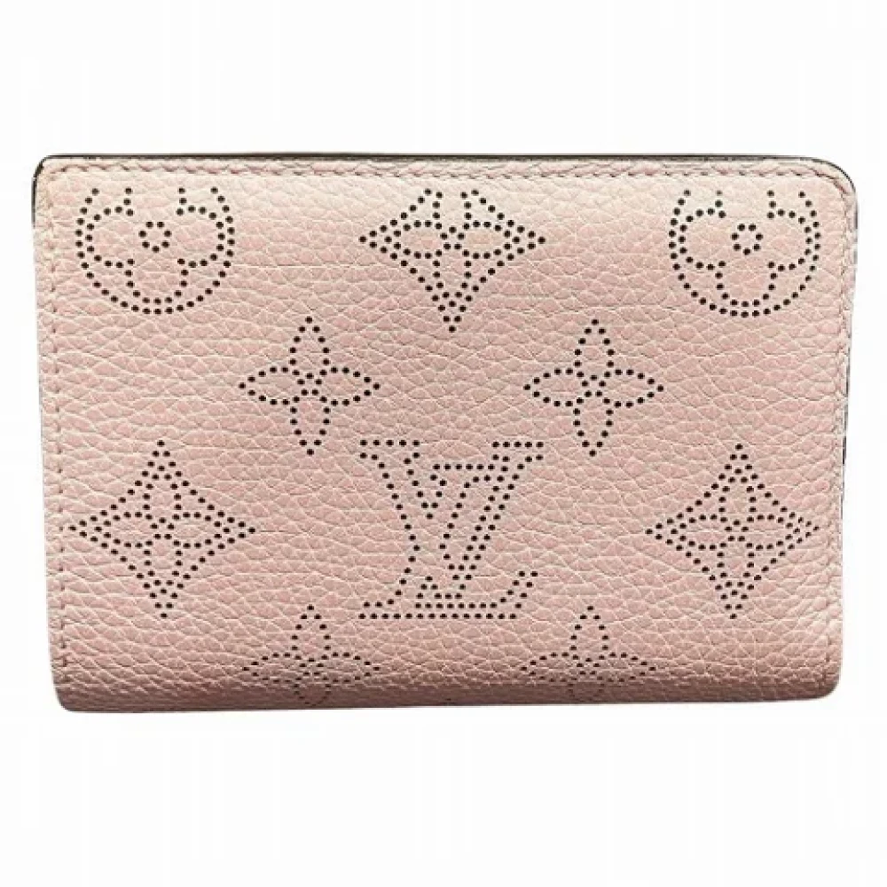 Louis Vuitton Vintage Pre-owned Leather wallets Pink Dames
