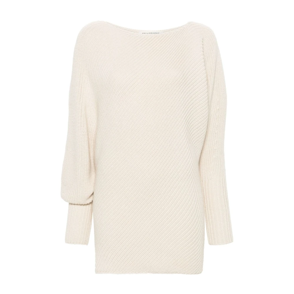 Philosophy di Lorenzo Serafini Ivory Sweaters voor Vrouwen Beige Dames