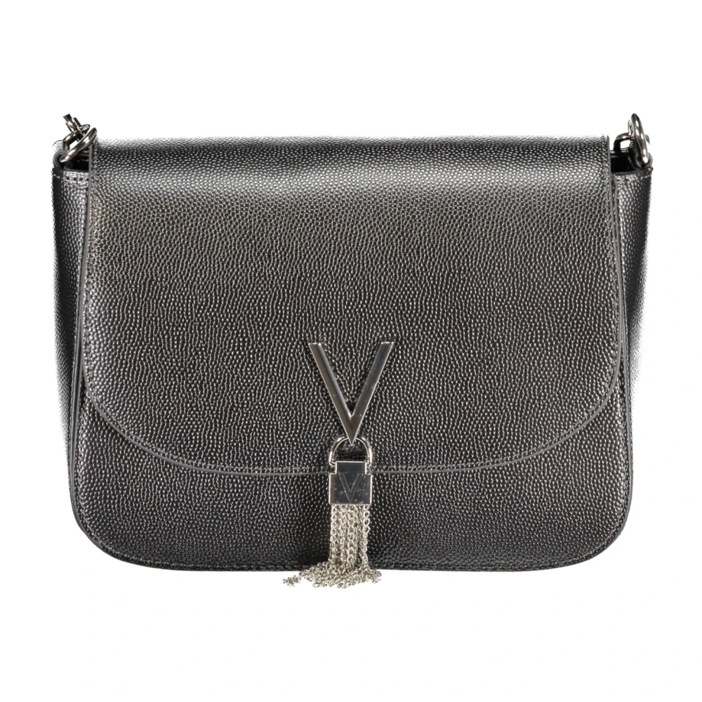 Valentino by Mario Valentino Grijze Schoudertas met Kettingriem Gray Dames